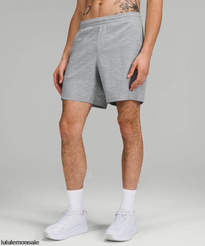 Lululemon Deutschland DELULU826 | Lululemon Deutschland Heather Allover Sea Pace Breaker Gefüttert Kurz 7
